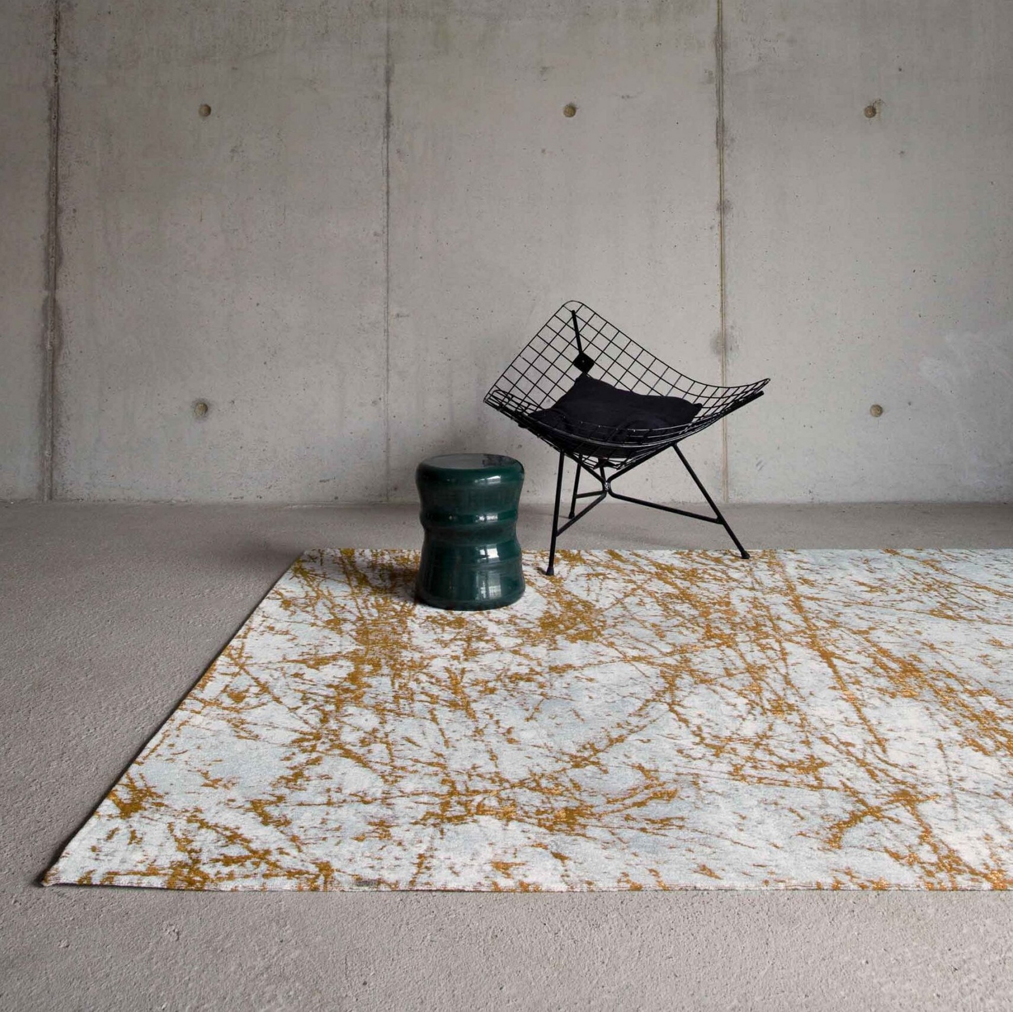 Mad Men Stellar Rug 9216 In Astro Gold